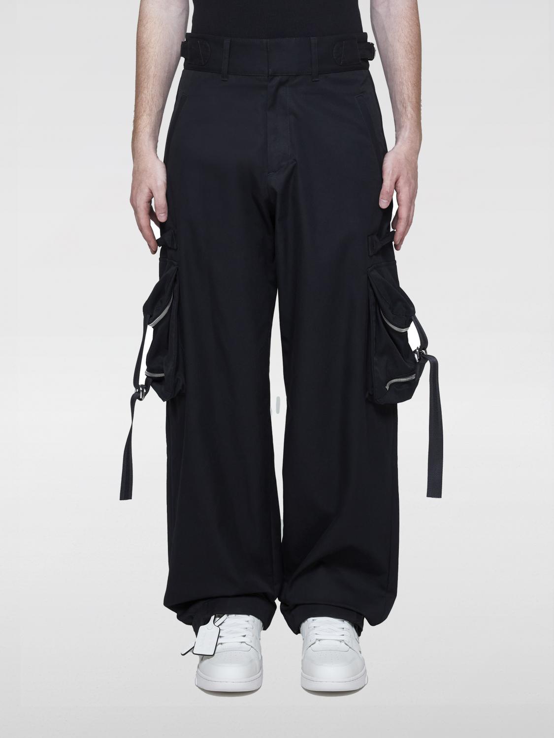 Shop Off-white Pants  Men Color Black In Schwarz