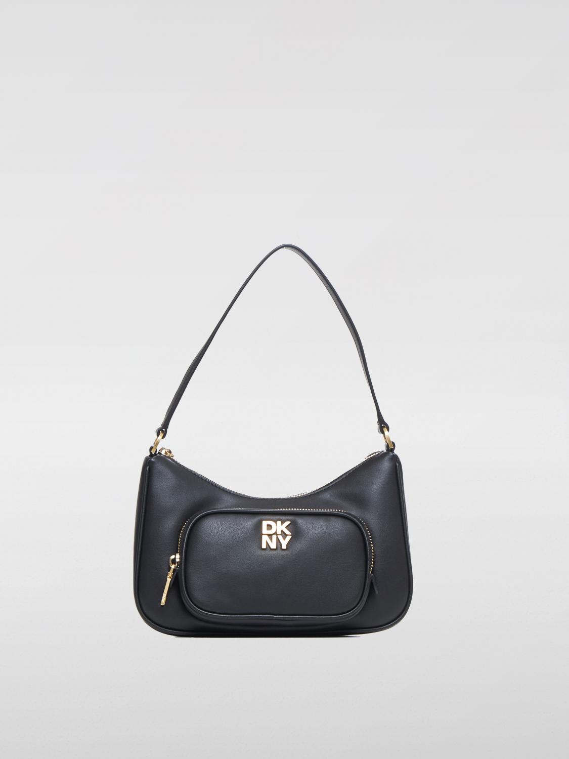 Shop Dkny Shoulder Bag  Woman Color Black