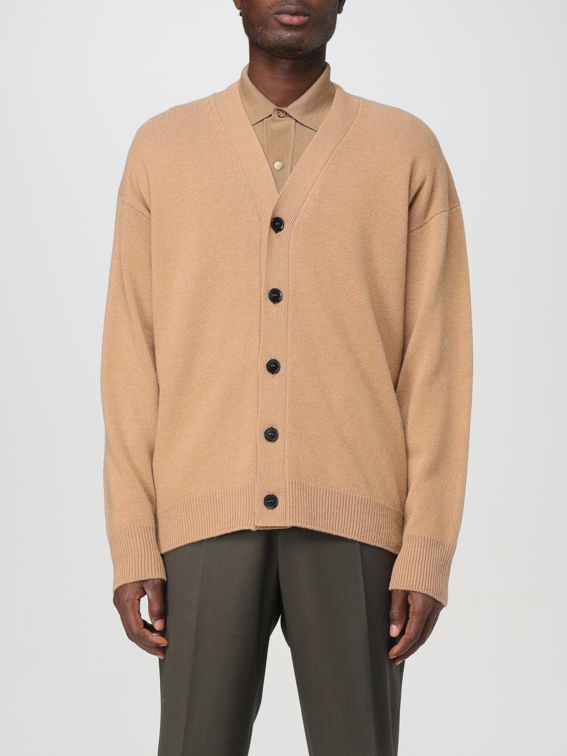 Shop Roberto Collina Cardigan  Men Color Camel