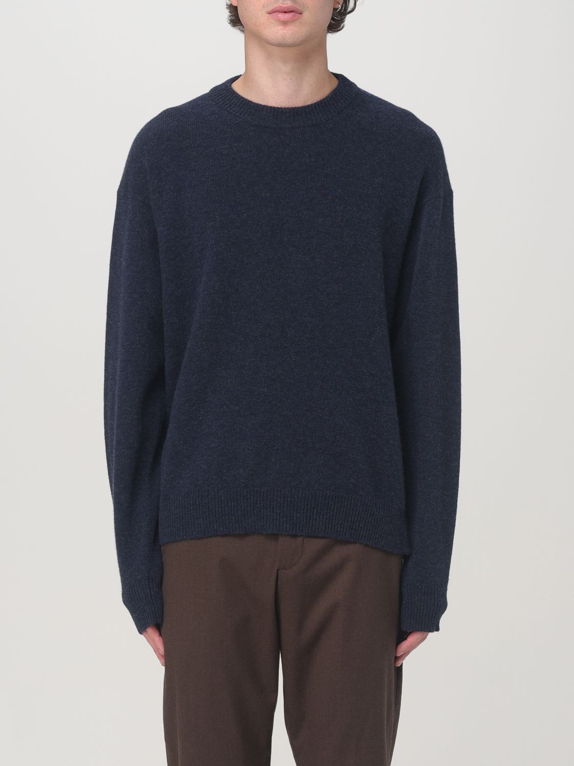 Roberto Collina Sweater  Men Color Blue In Blau