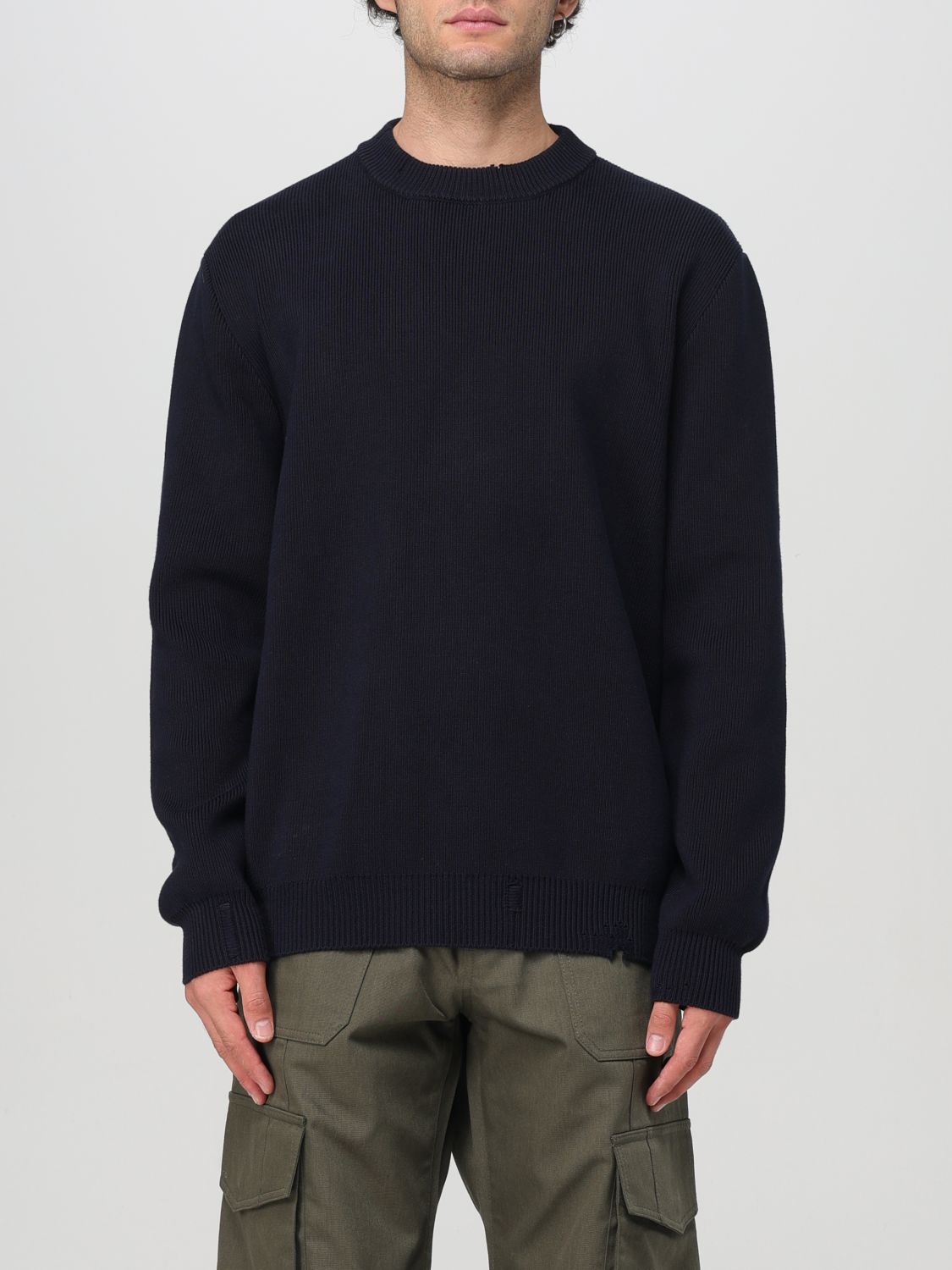 Shop Golden Goose Sweater  Men Color Blue In Blau