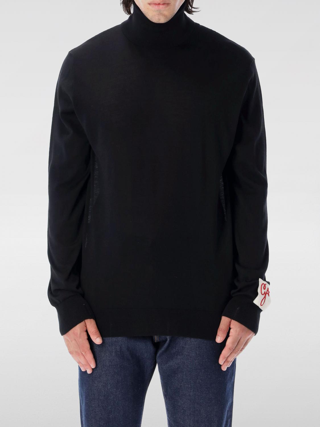 Shop Golden Goose Sweater  Men Color Black In Schwarz