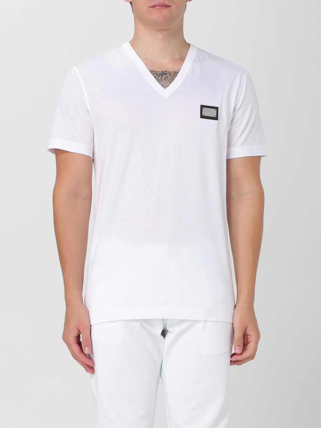 Shop Dolce & Gabbana T-shirt  Men Color White In Weiss