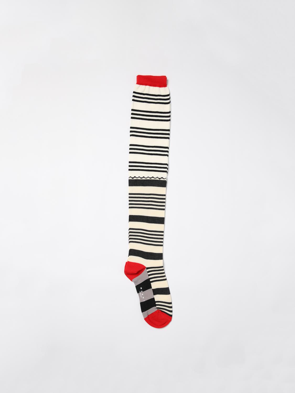 Shop Marni Socks  Woman Color Multicolor In Bunt