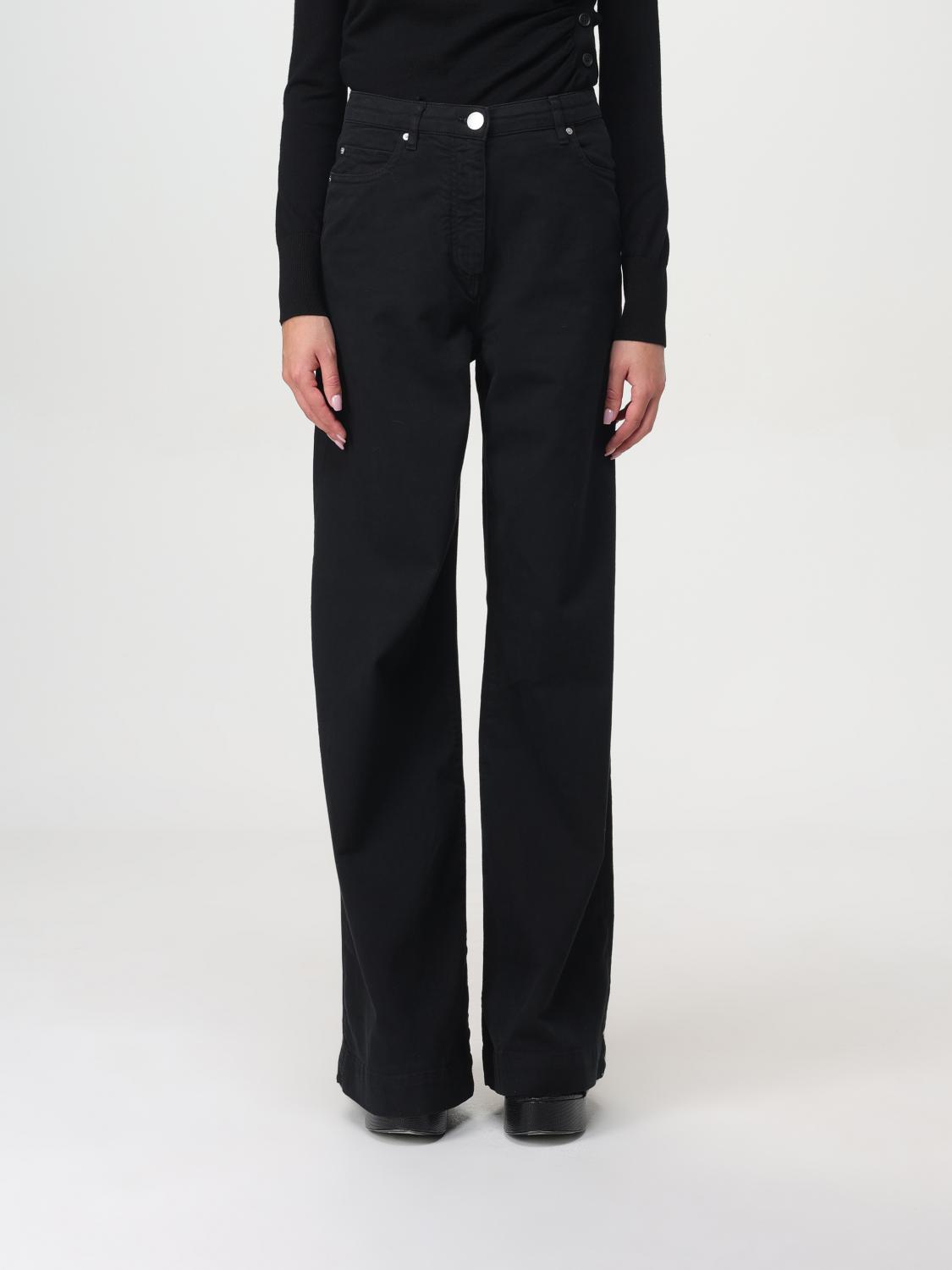 Pinko Pants Woman Color Black In Schwarz