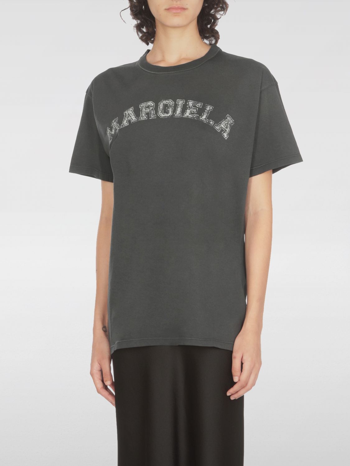 Shop Maison Margiela T-shirt  Men Color Black In Schwarz