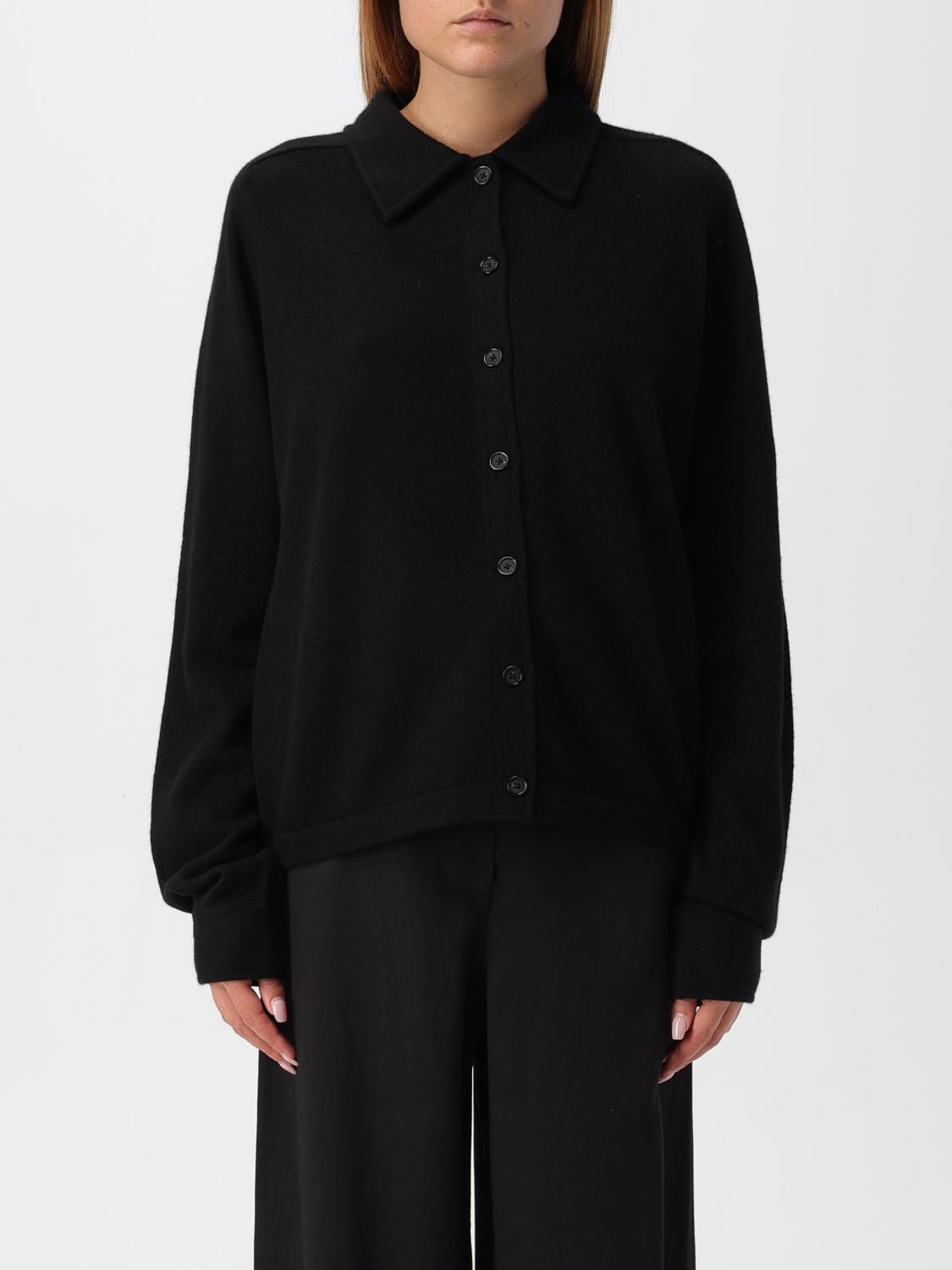 Shop Totême Shirt Toteme Woman Color Black In Schwarz