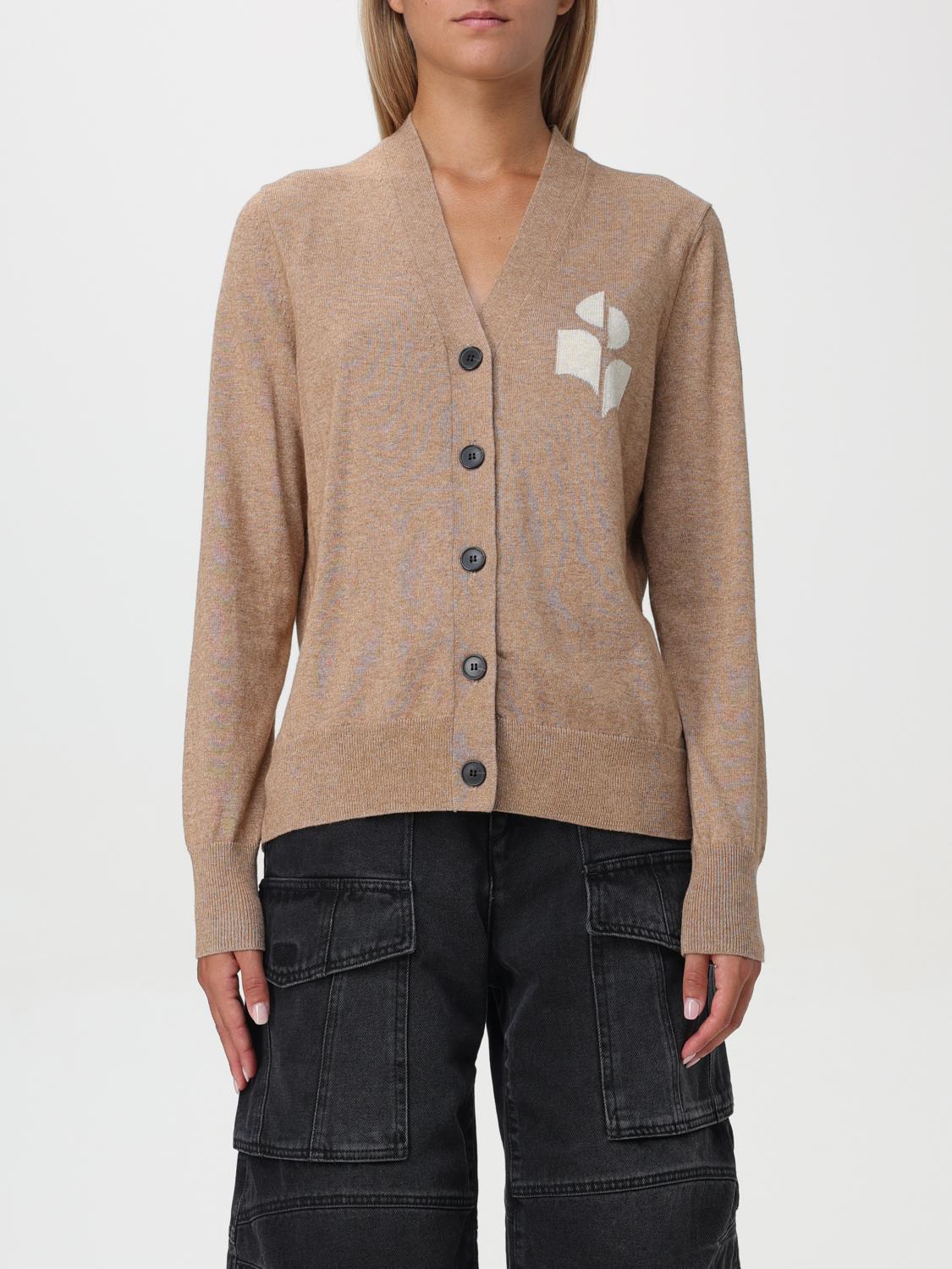 Shop Isabel Marant Étoile Cardigan Isabel Marant Etoile Woman Color Camel