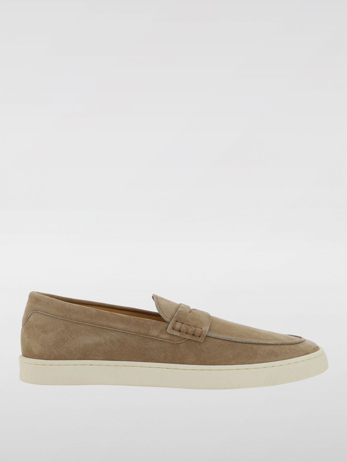 Shop Brunello Cucinelli Loafers  Men Color Hazel In Haselnuss