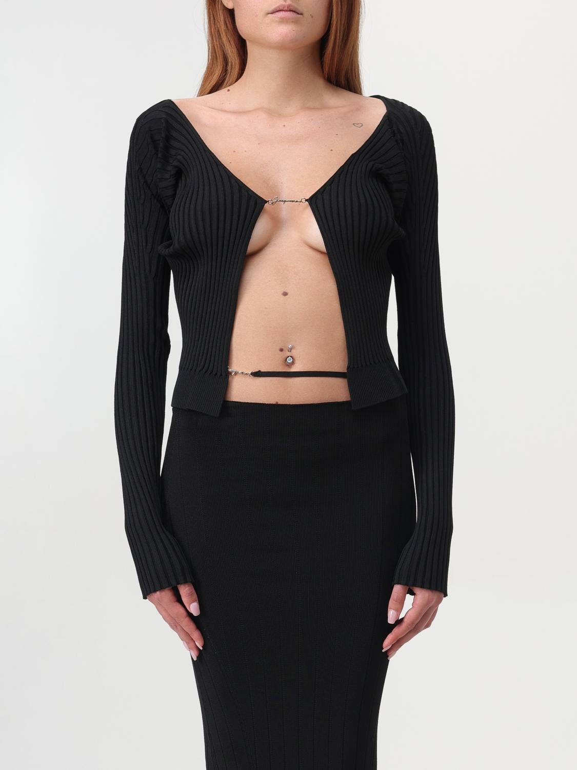 Cardigan JACQUEMUS Woman color Black