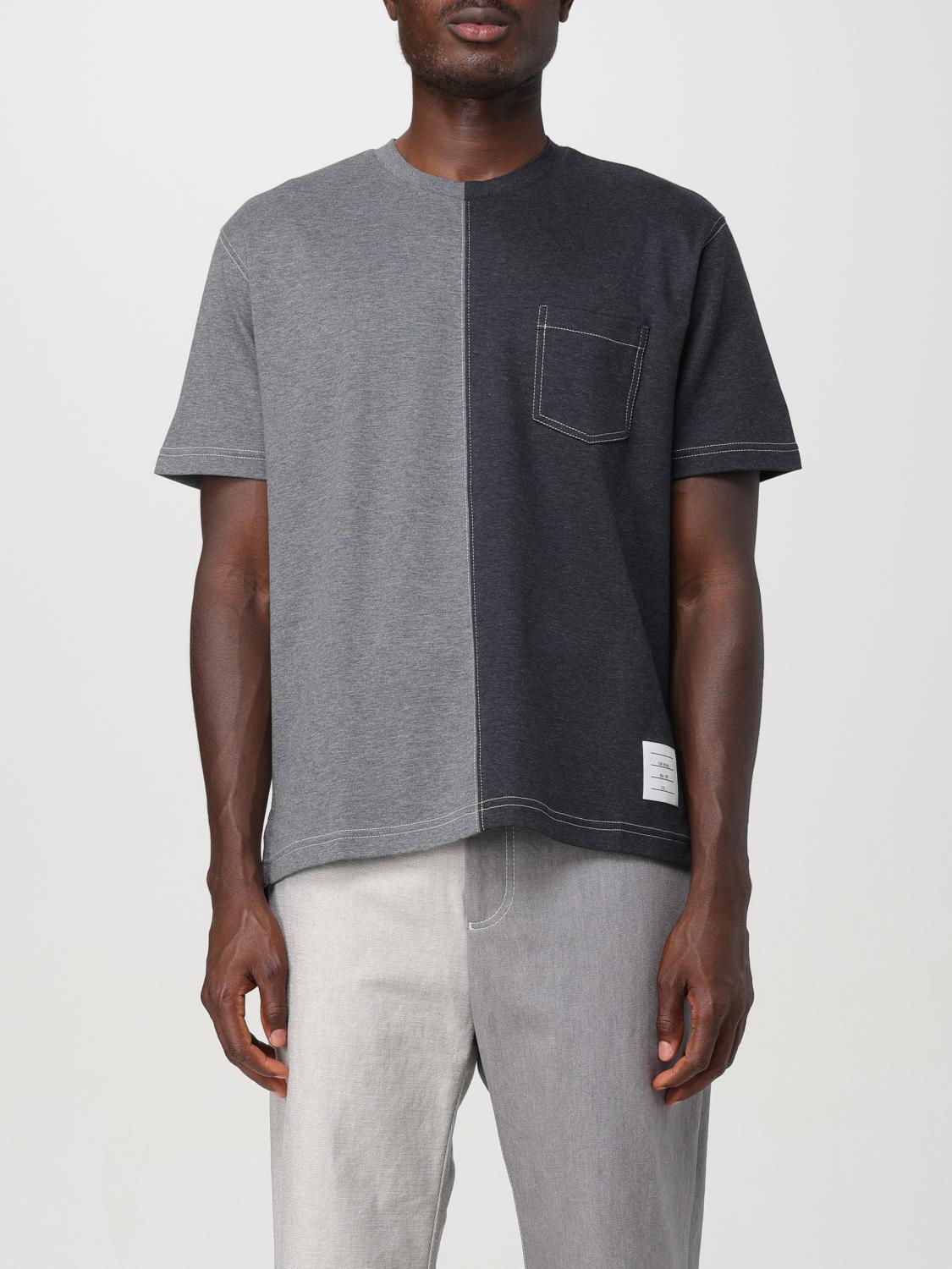 Shop Thom Browne T-shirt  Men Color Grey In Grau