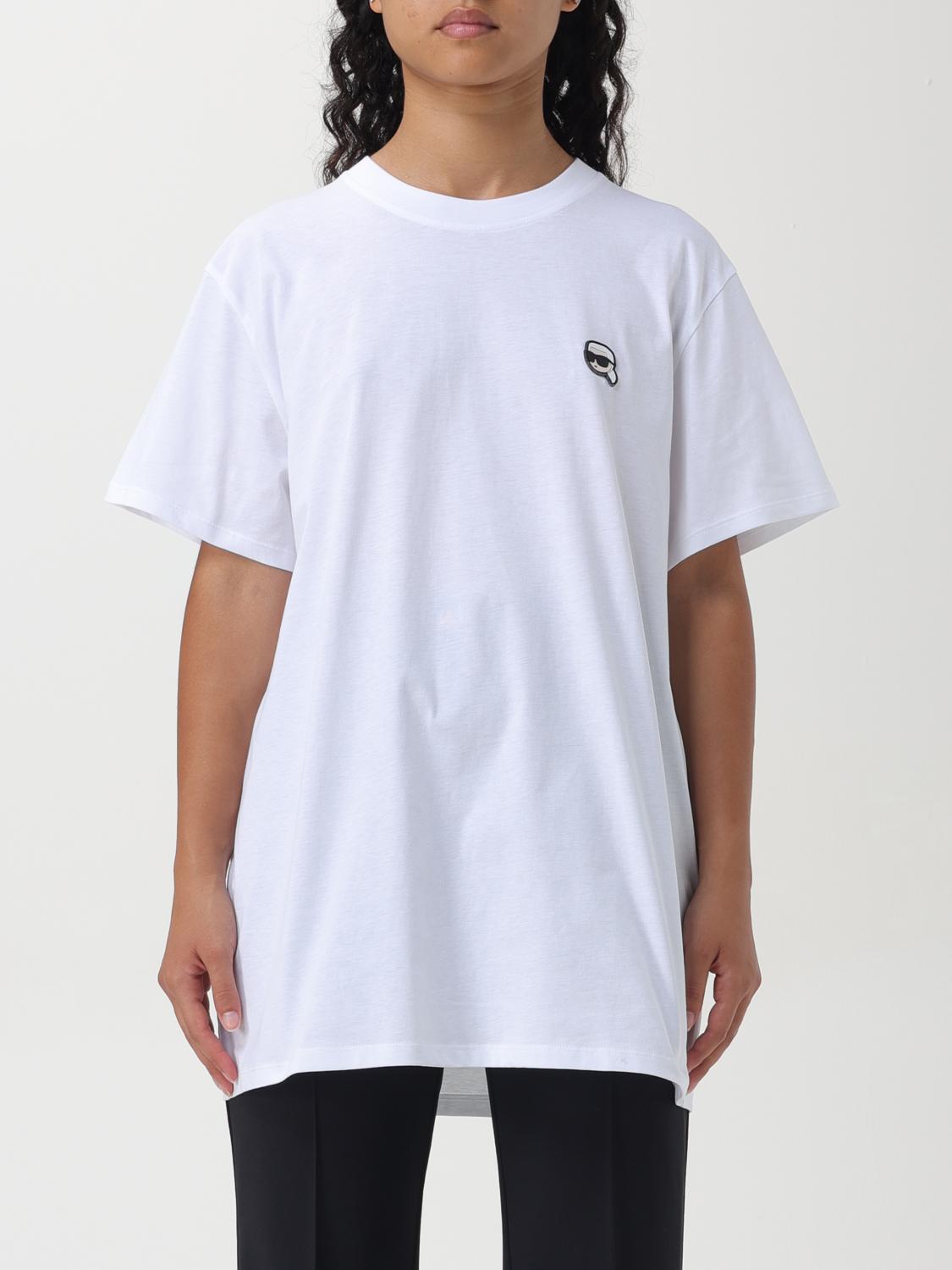 Shop Karl Lagerfeld T-shirt Woman Color White In Weiss