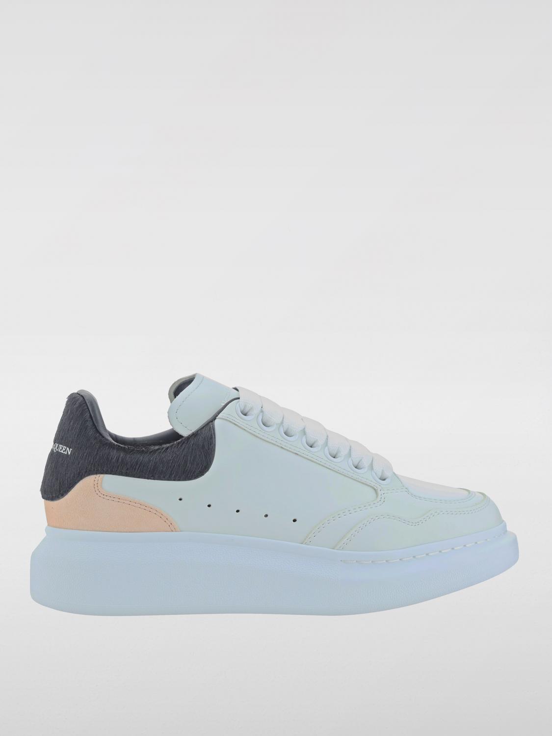 Shop Alexander Mcqueen Sneakers  Woman Color White In Weiss