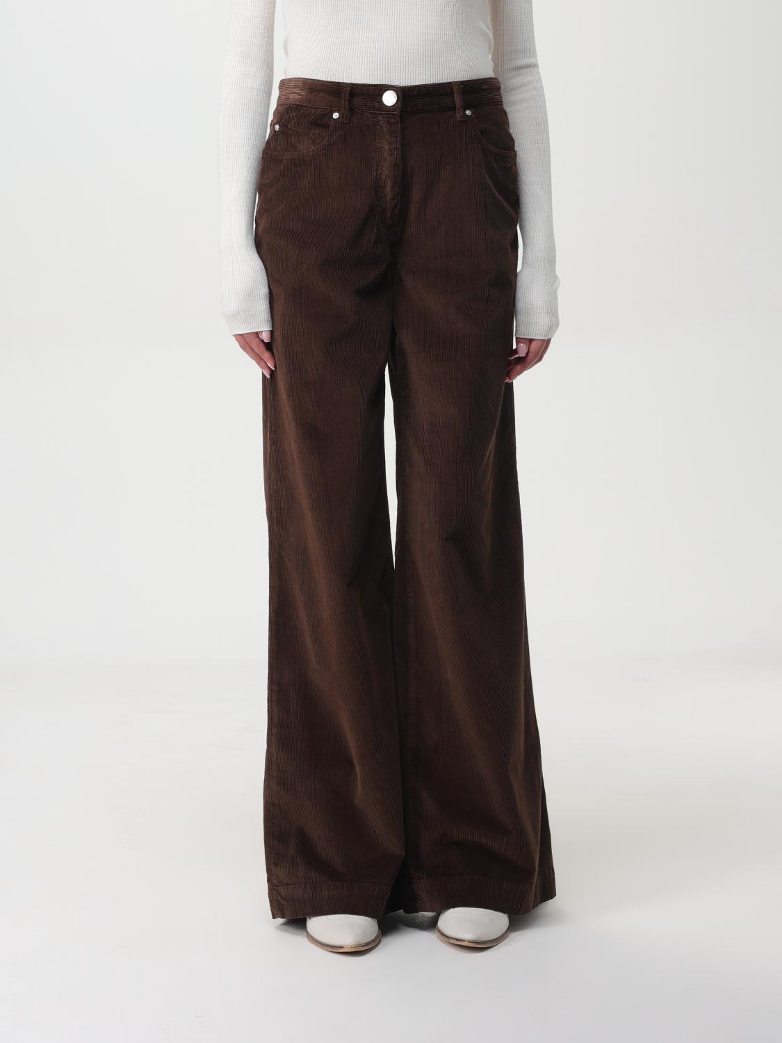 Shop Pinko Jeans  Woman Color Brown In Braun