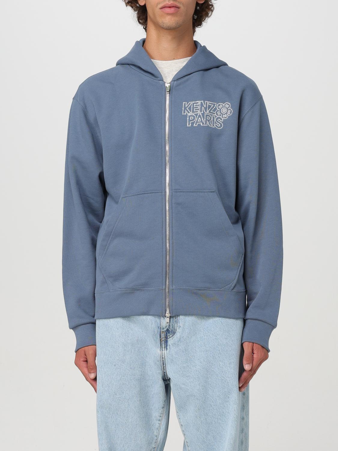 Shop Kenzo Sweatshirt  Men Color Blue In Blau