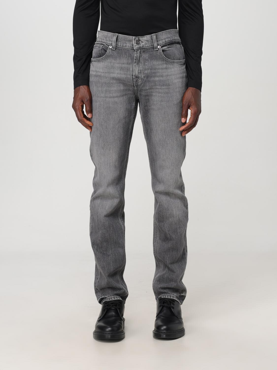 Shop 7 For All Mankind Jeans  Men Color Grey In Grau