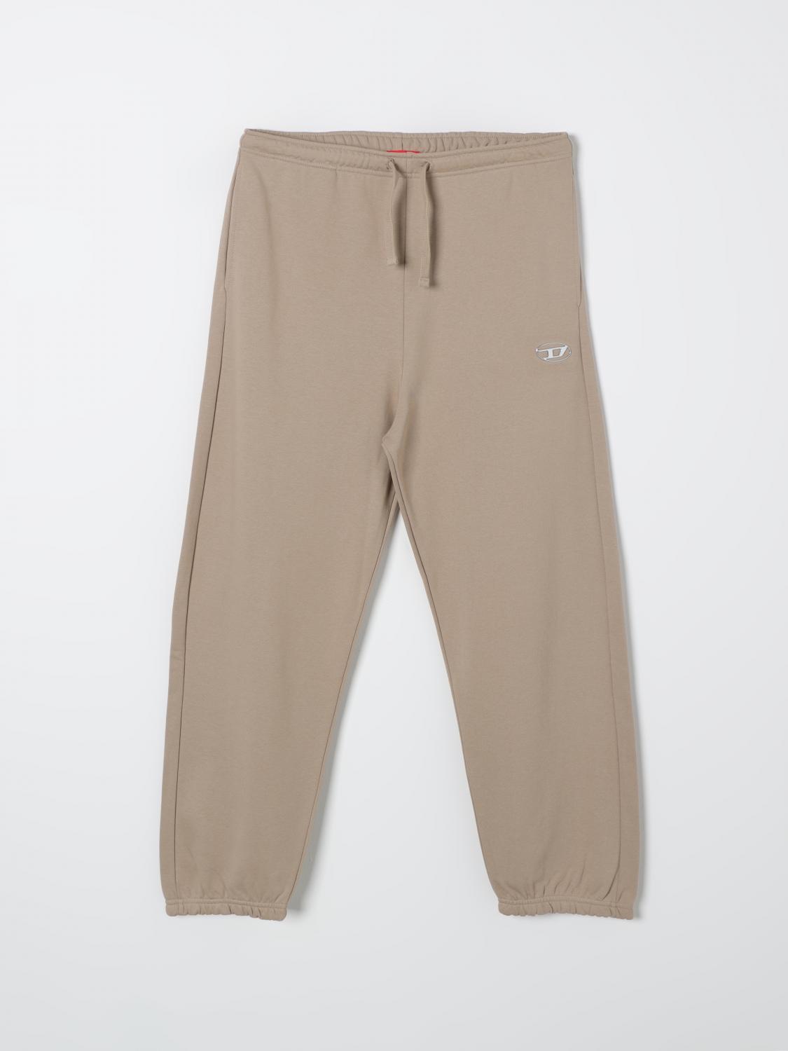 Shop Diesel Pants  Kids Color Beige