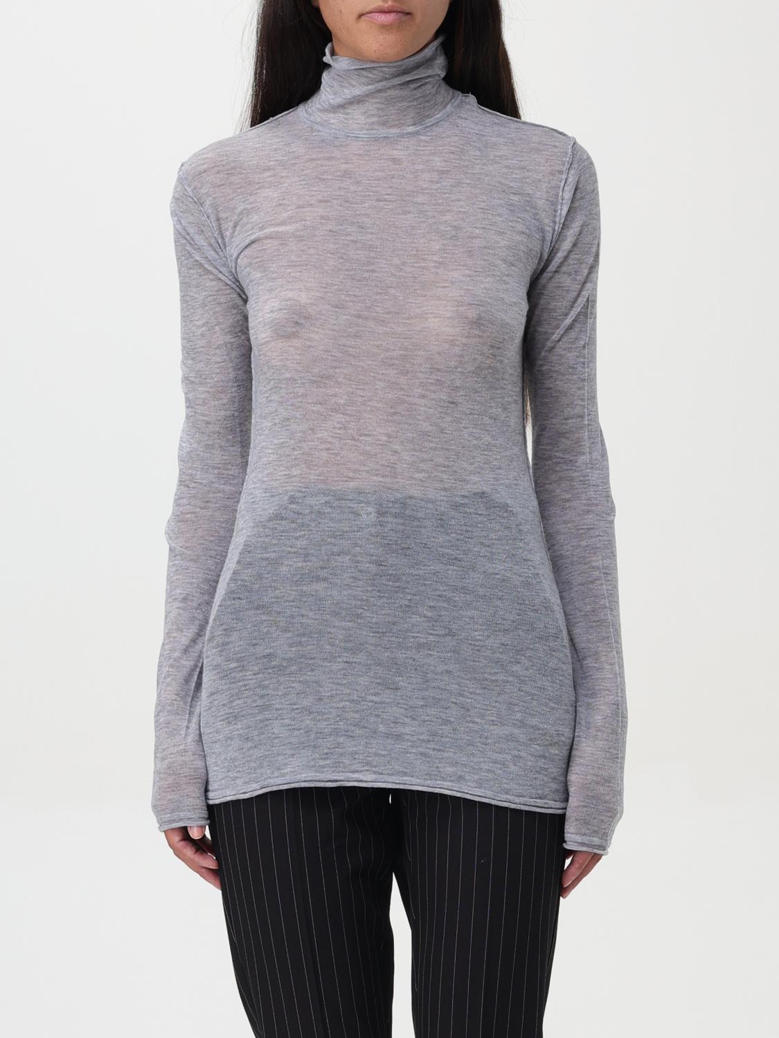 Shop Patrizia Pepe Sweater  Woman Color Grey In Grau