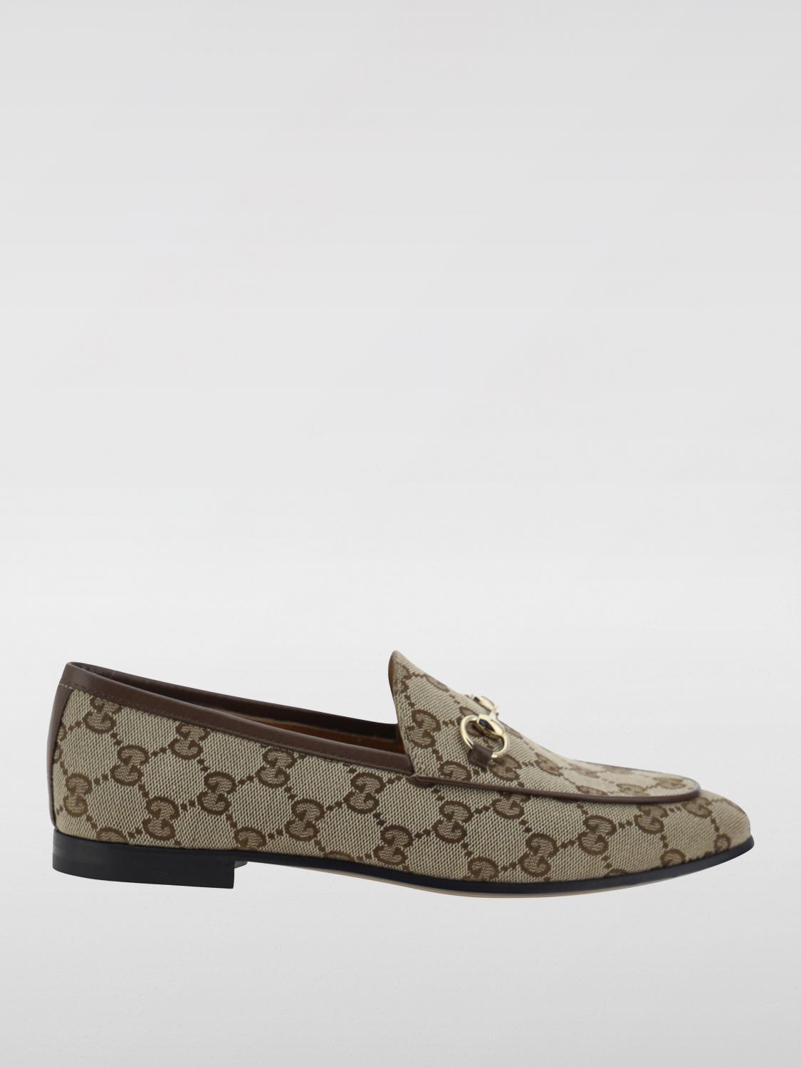 Shop Gucci Loafers  Woman Color Beige