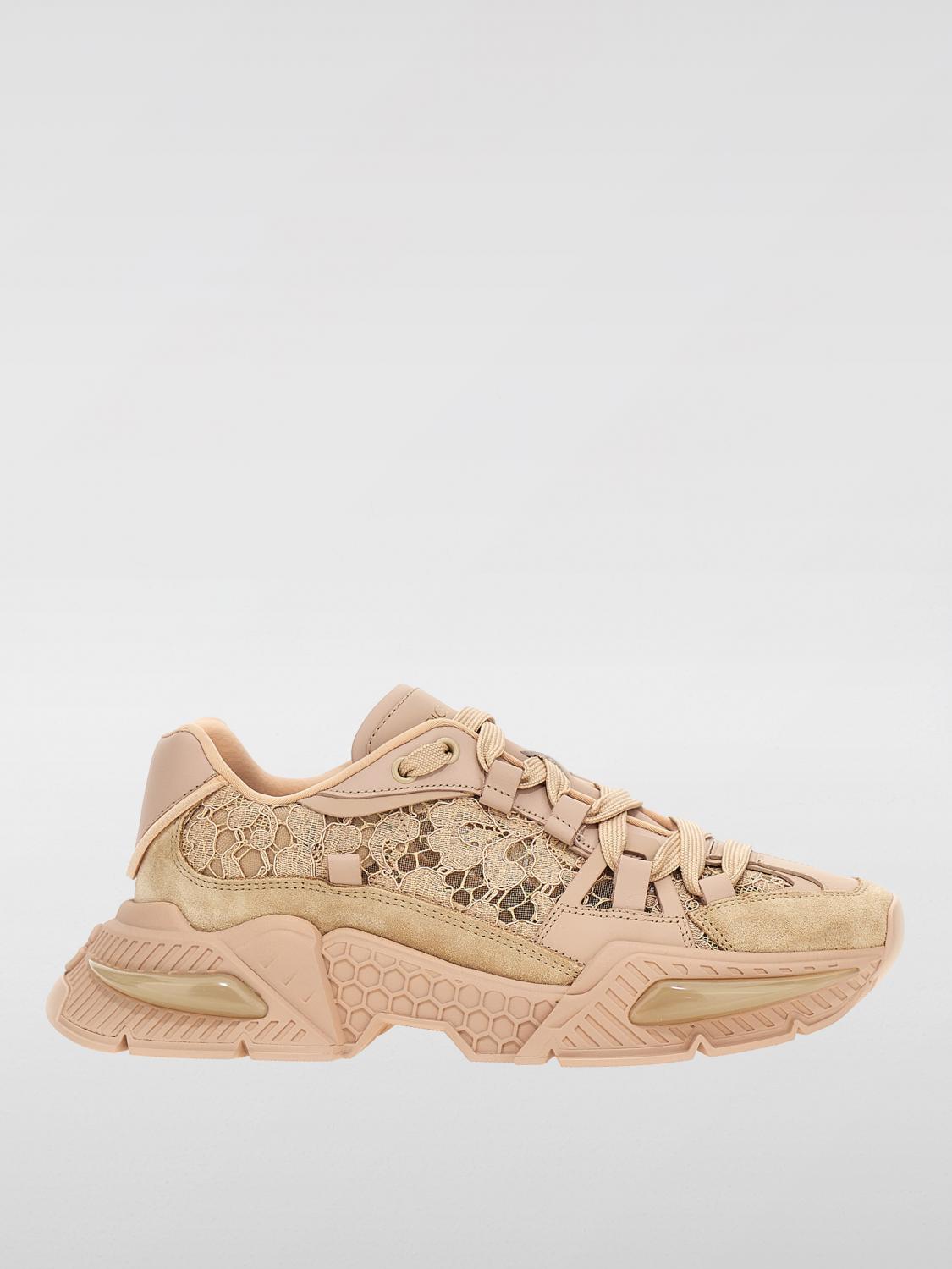 Shop Dolce & Gabbana Sneakers  Woman Color Beige