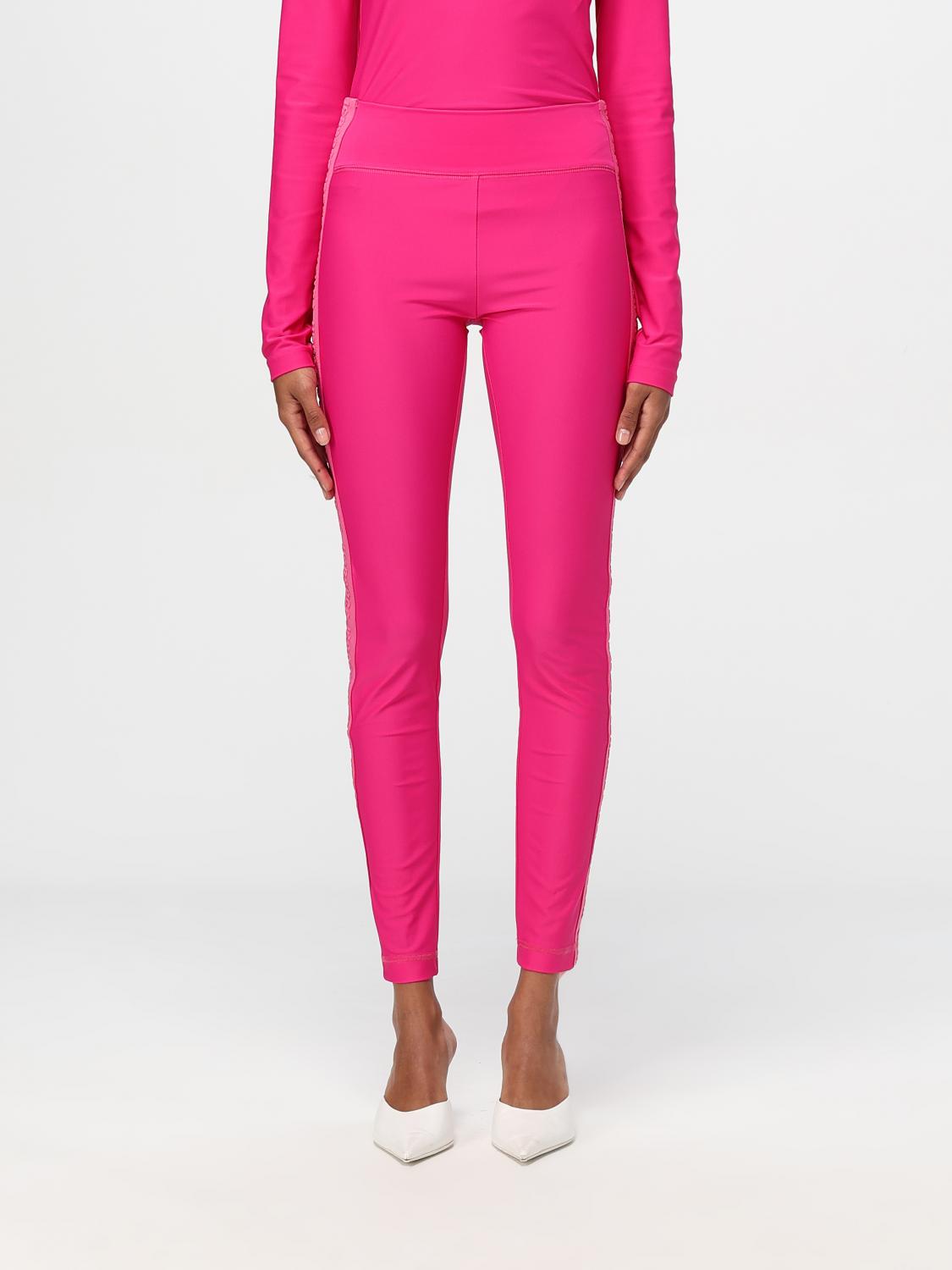 Versace Jeans Couture Leggings In Fuchsia