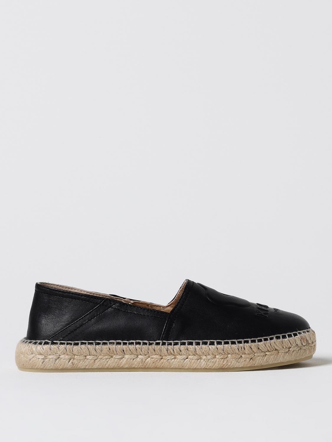 Shop Kenzo Espadrilles  Woman Color Black In Schwarz