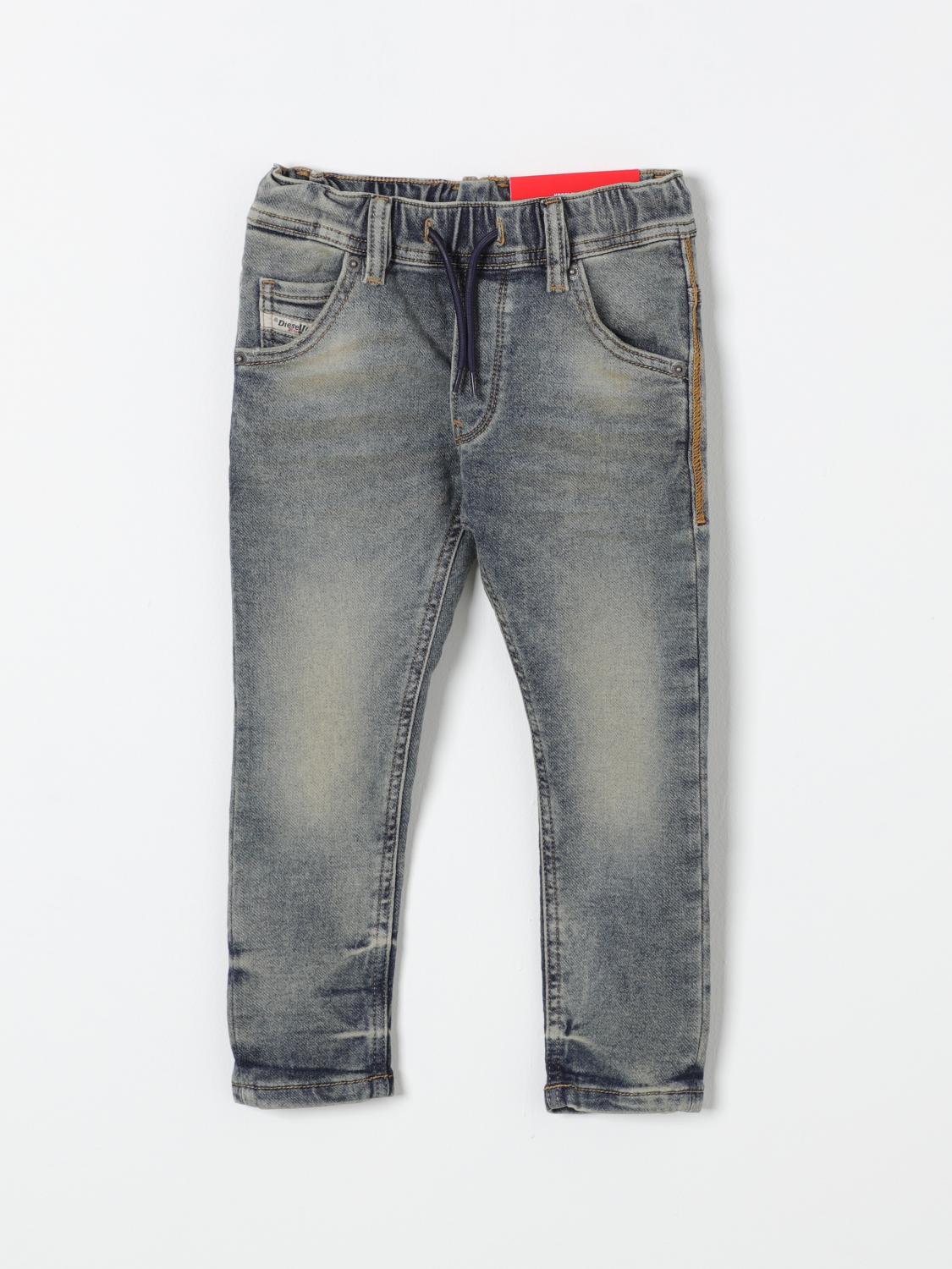 Shop Diesel Jeans  Kids Color Blue In Blau