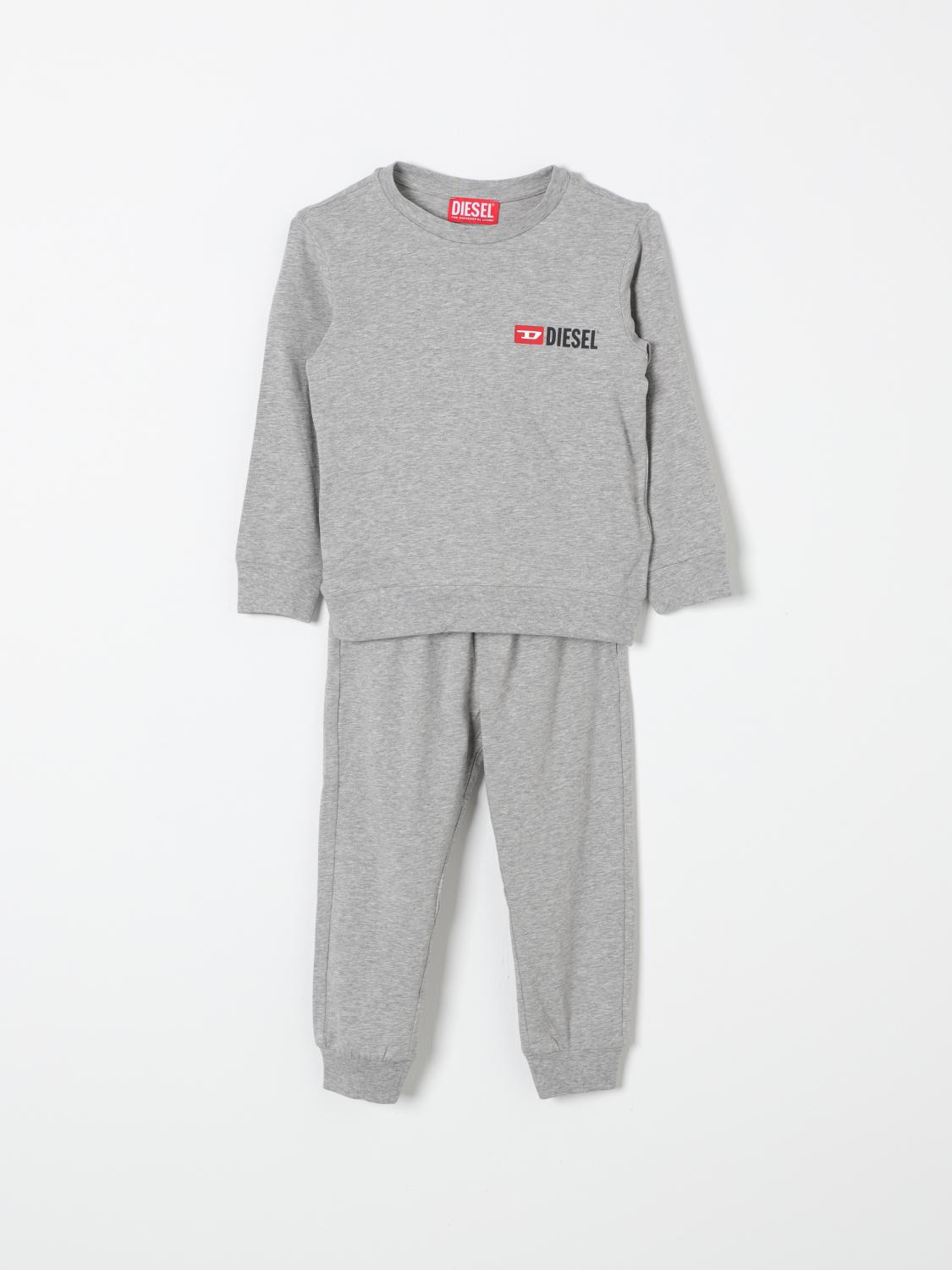 Shop Diesel Pajamas  Kids Color Grey In Grau