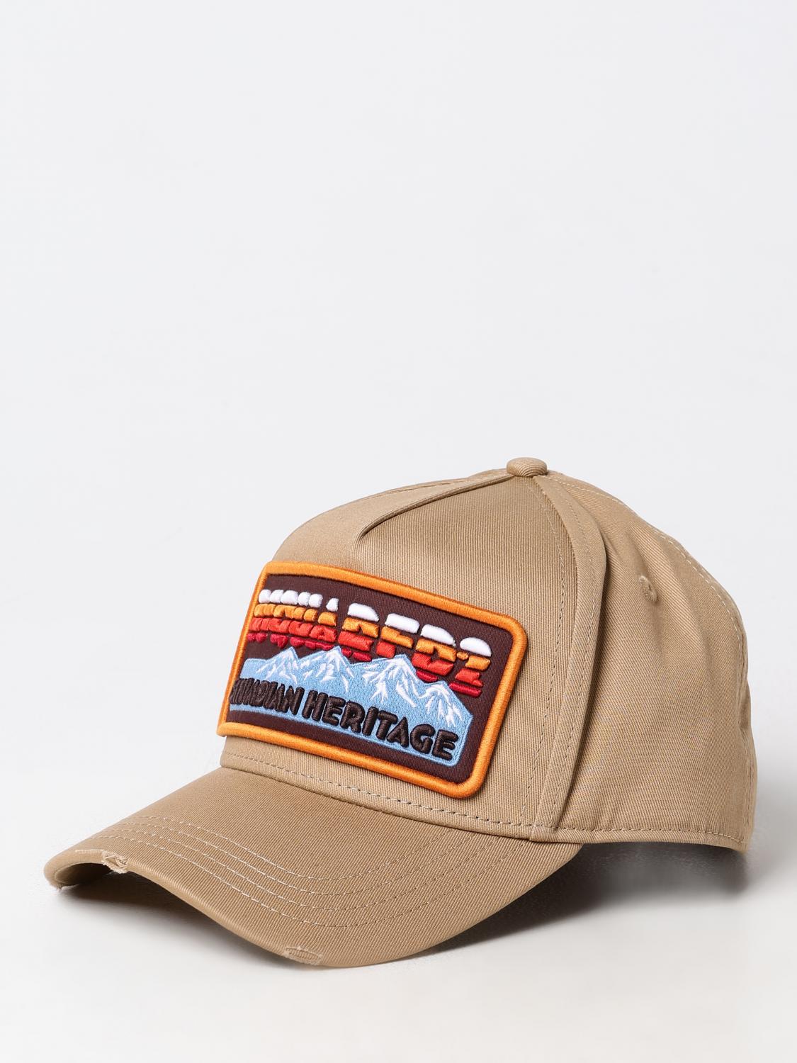 Hat DSQUARED2 Men color Camel Hat DSQUARED2 Men color Camel
