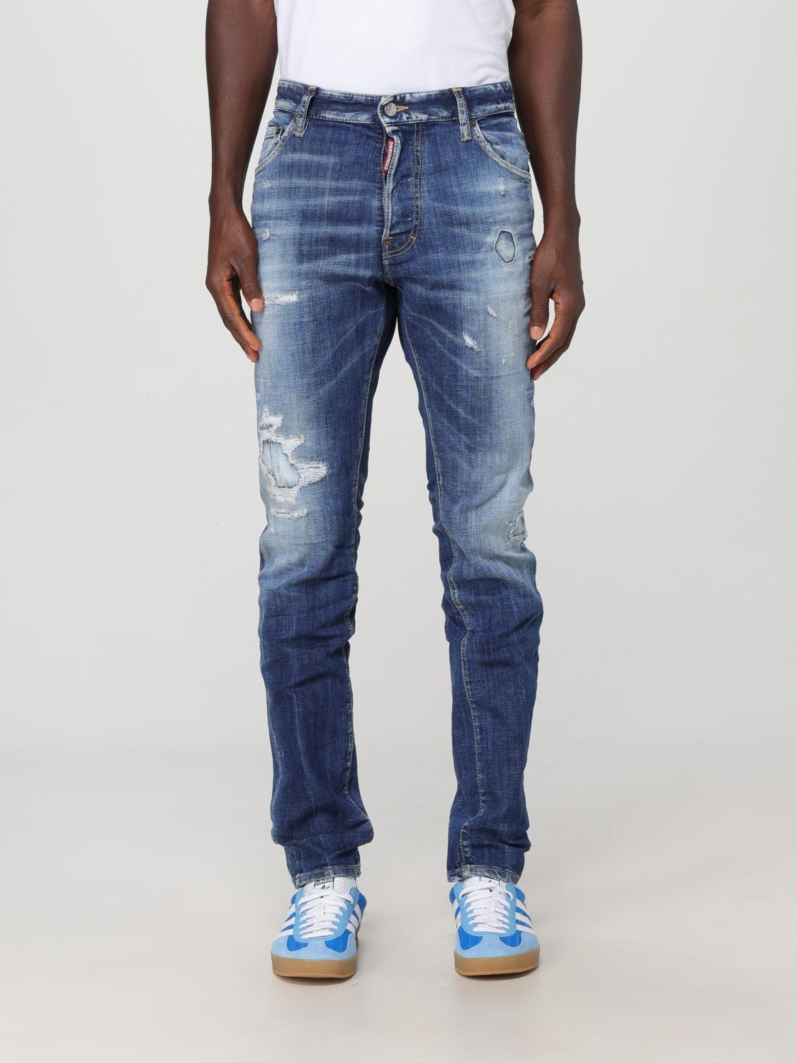 Shop Dsquared2 Jeans  Men Color Navy