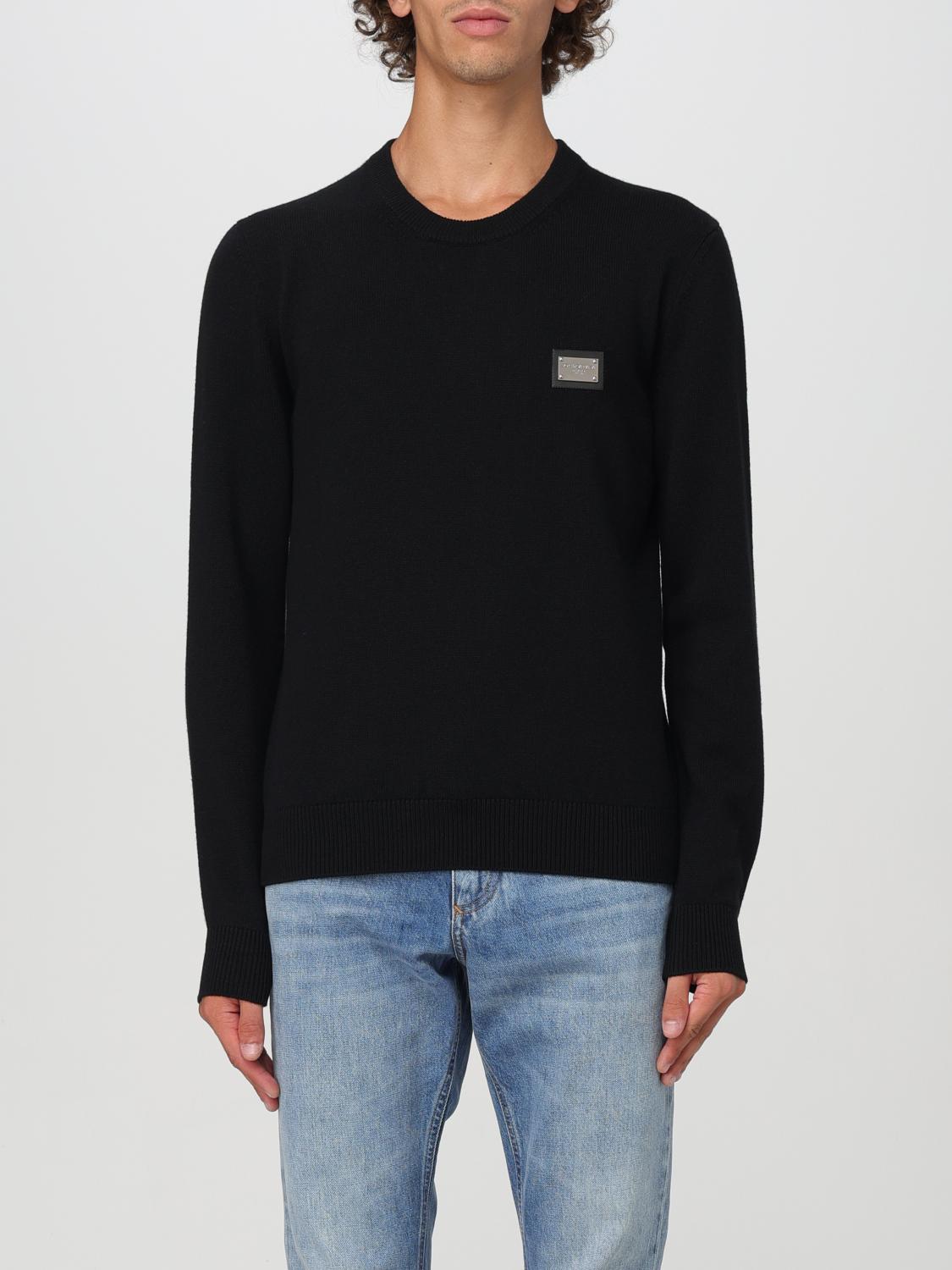 Shop Dolce & Gabbana Sweater  Men Color Black In Schwarz