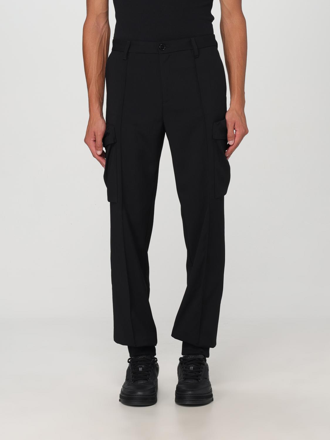 Shop Diesel Pants  Men Color Black In Schwarz