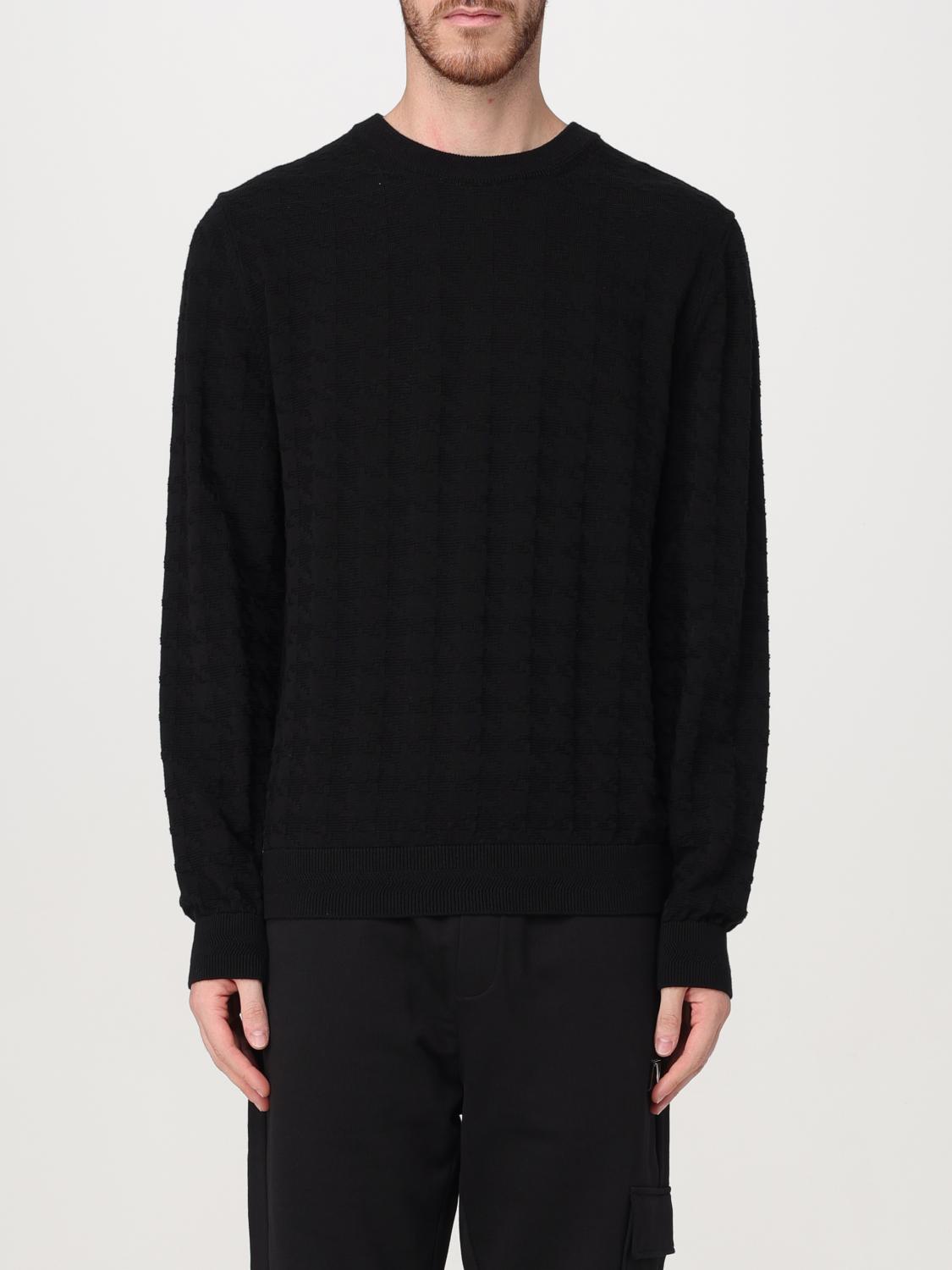 Shop Hugo Sweater  Men Color Black In Schwarz