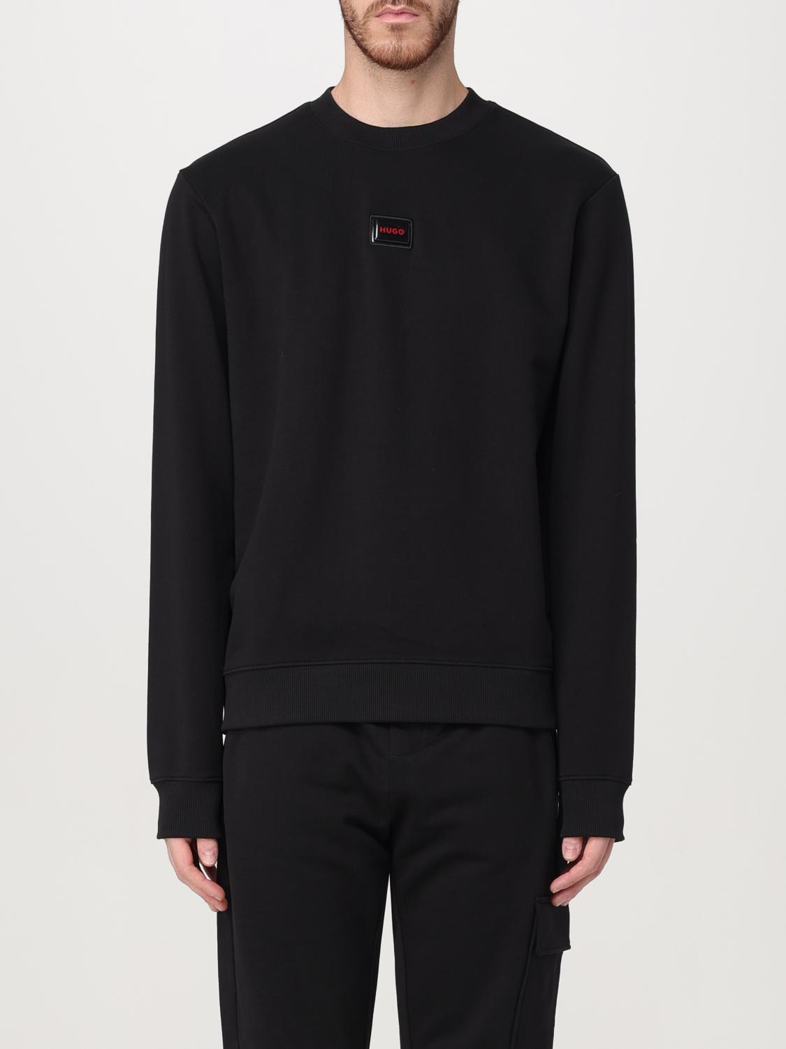 Shop Hugo Sweatshirt  Men Color Black In Schwarz