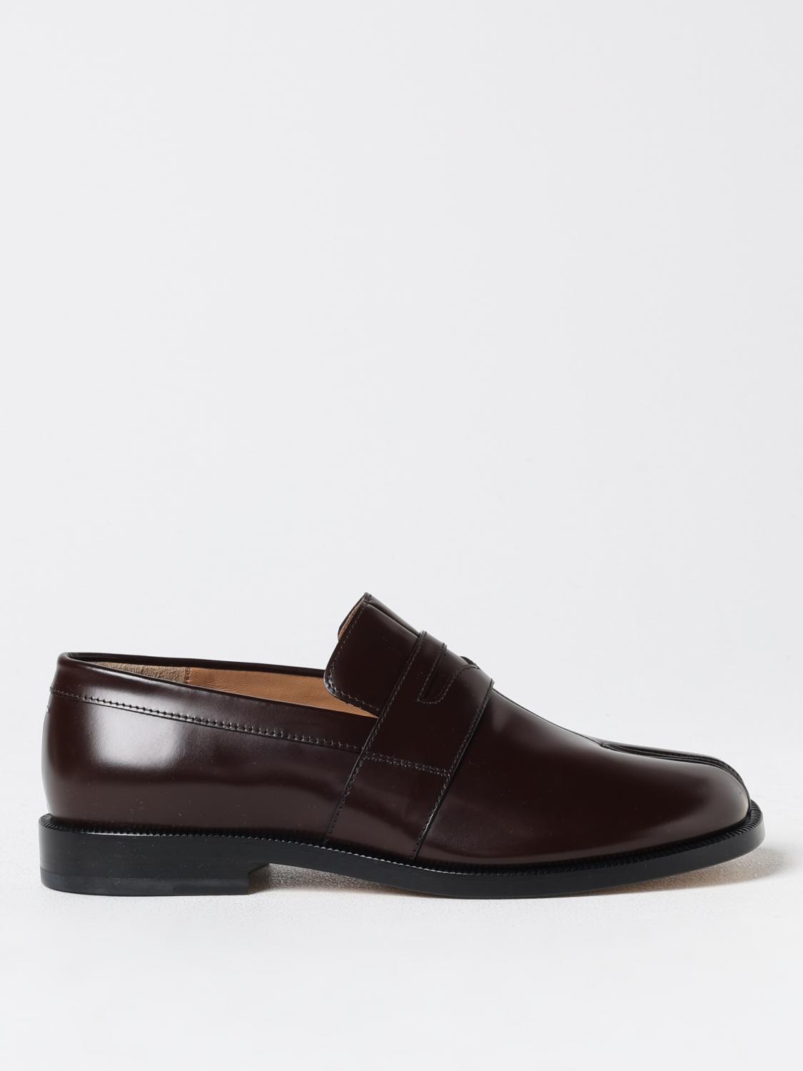 Shop Maison Margiela Loafers  Woman Color Brown In Braun