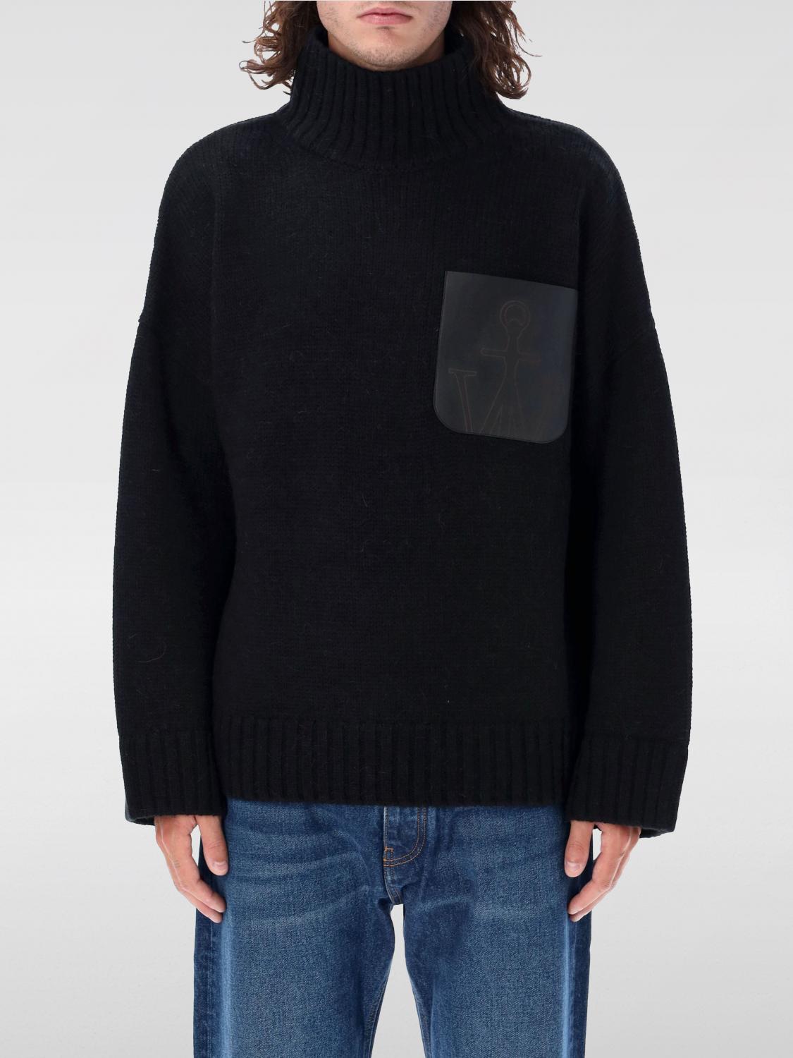 Shop Jw Anderson Sweater  Men Color Black In 黑色