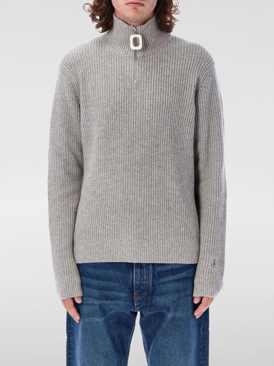 Shop Jw Anderson Sweater  Men Color Grey In 灰色