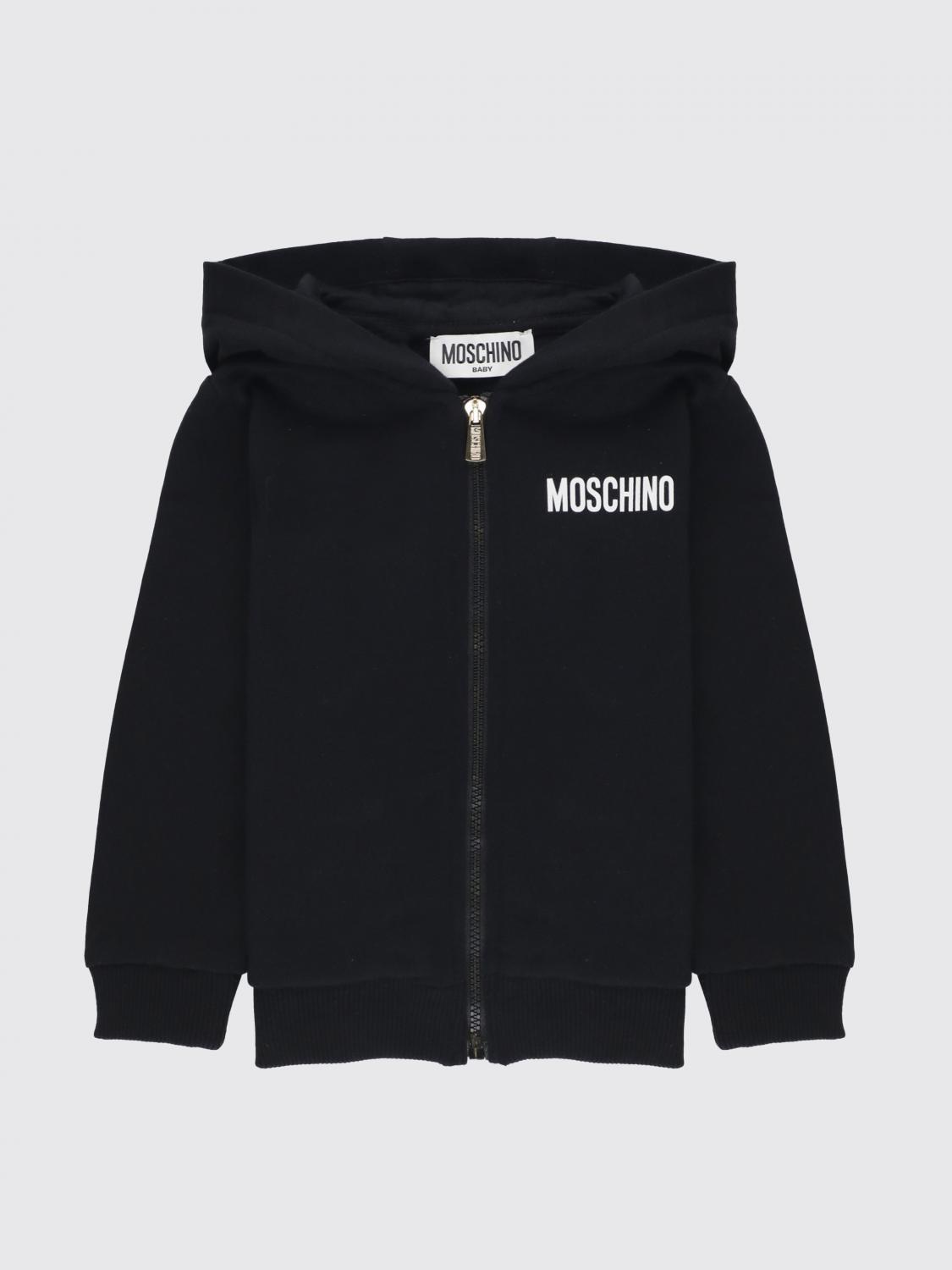 Shop Moschino Sweater  Kids Color Black In Schwarz