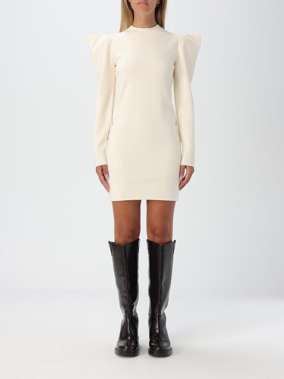 Max Mara Dress Woman White In White