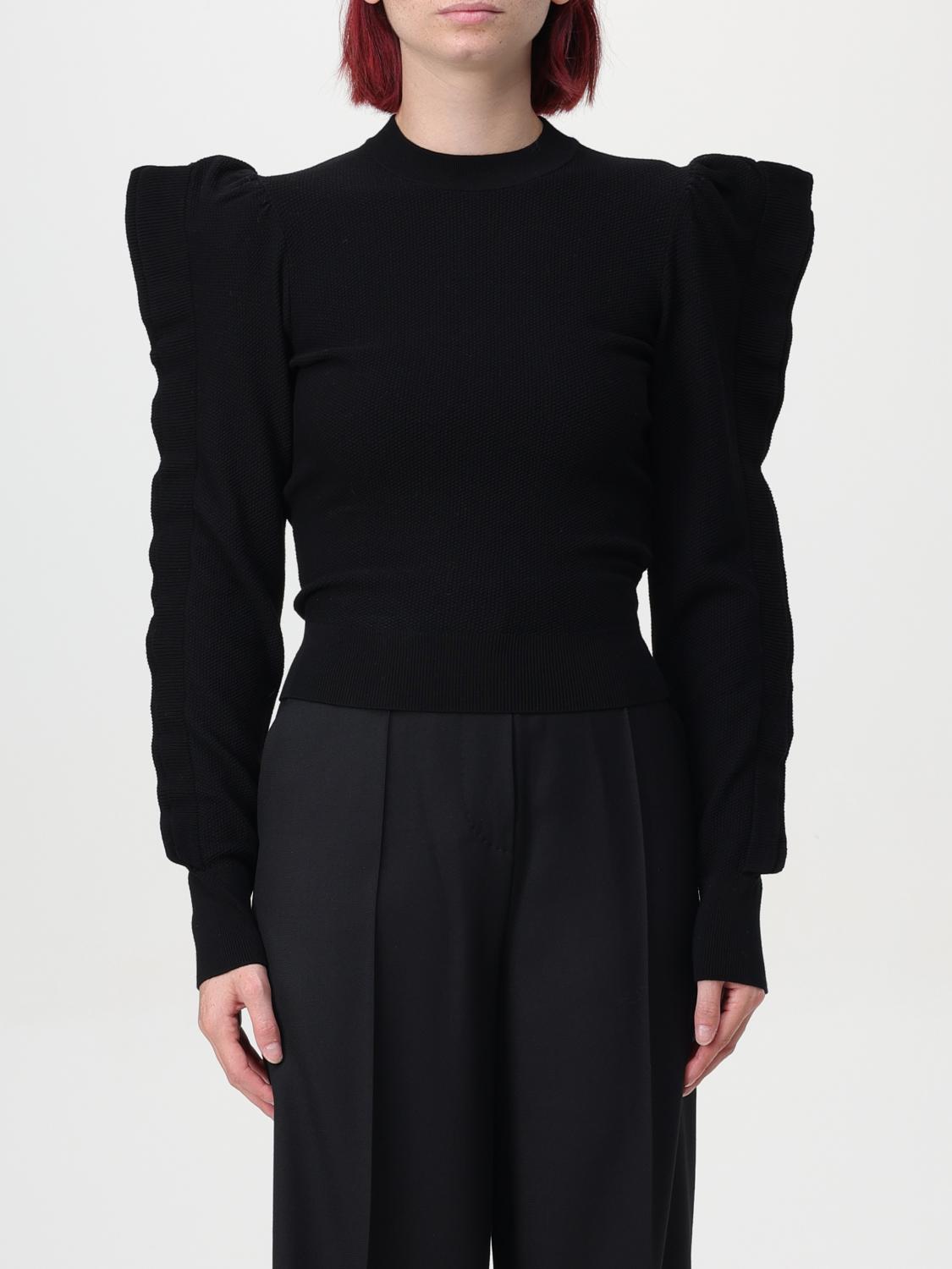 Shop Max Mara Sweater  Woman Color Black In Schwarz