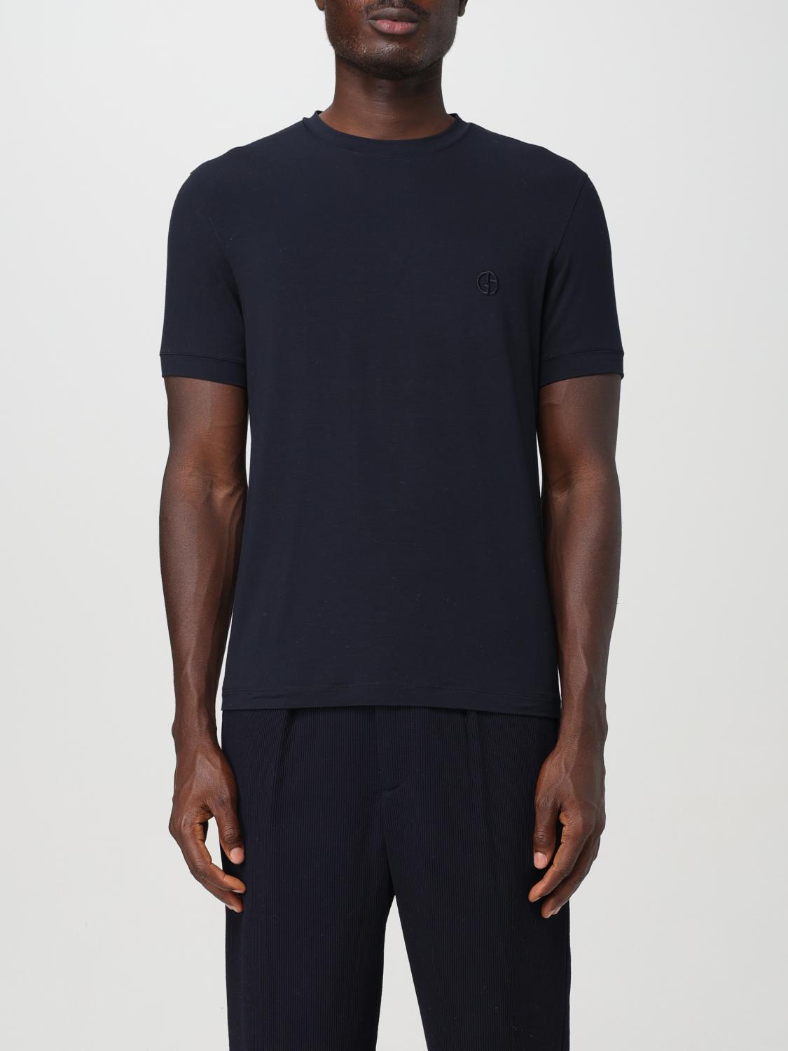 Giorgio Armani T-shirt In Blau