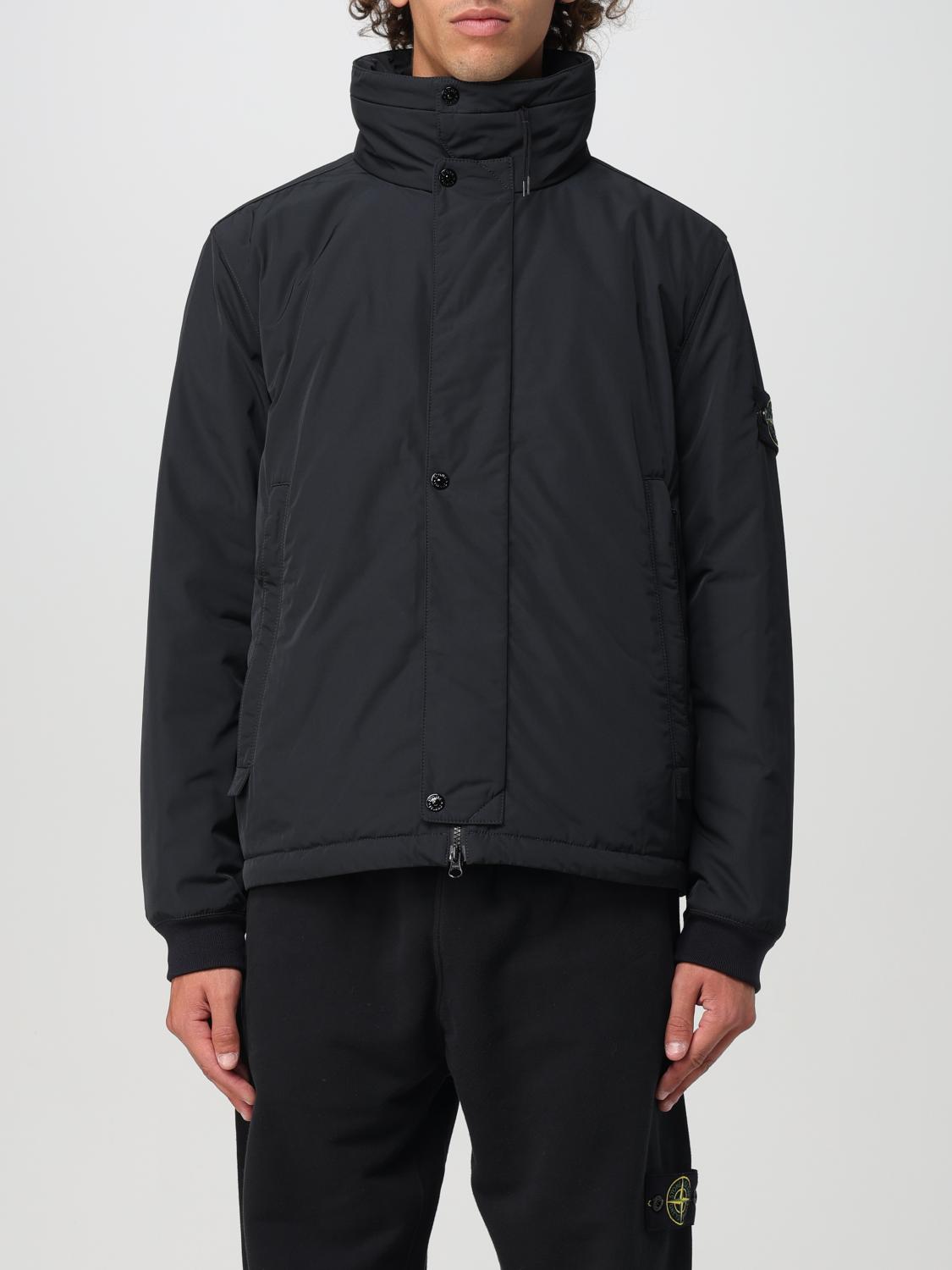 Shop Stone Island Jacket  Men Color Black In Schwarz