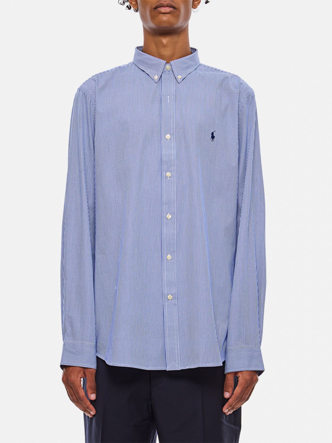 Shop Polo Ralph Lauren Shirt  Men Color Striped In Gestreift