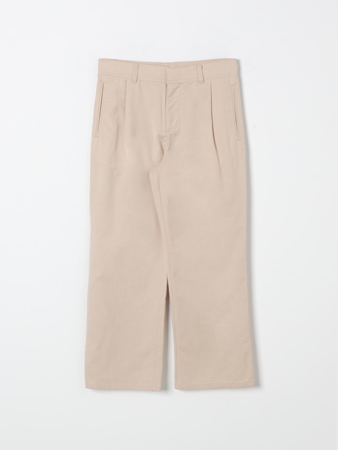 Shop Burberry Pants  Kids Color Dove Grey In Taubengrau