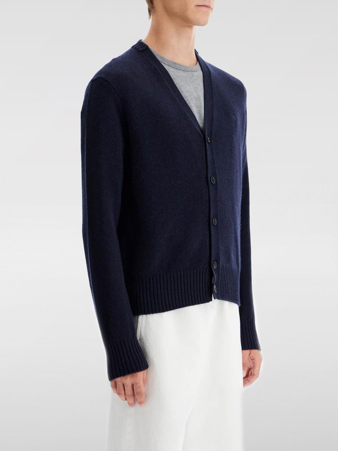 Cardigan AMI PARIS Men color Blue