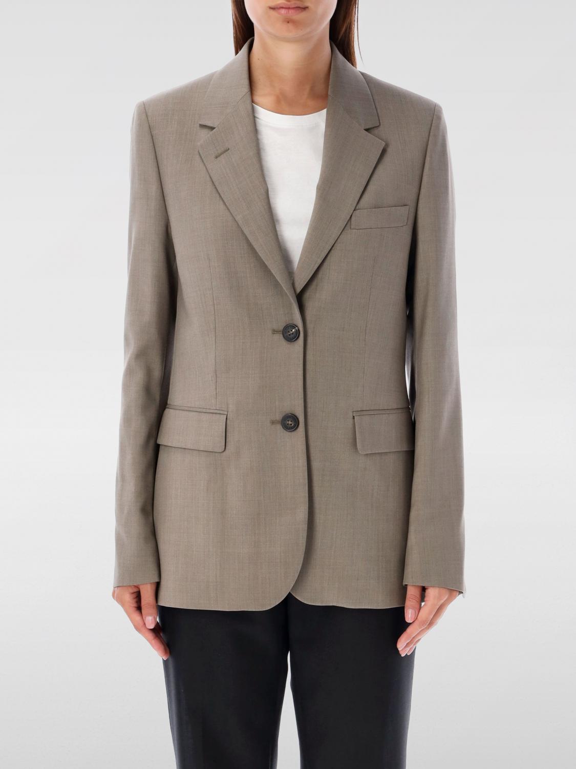 Shop Golden Goose Blazer  Woman Color Beige