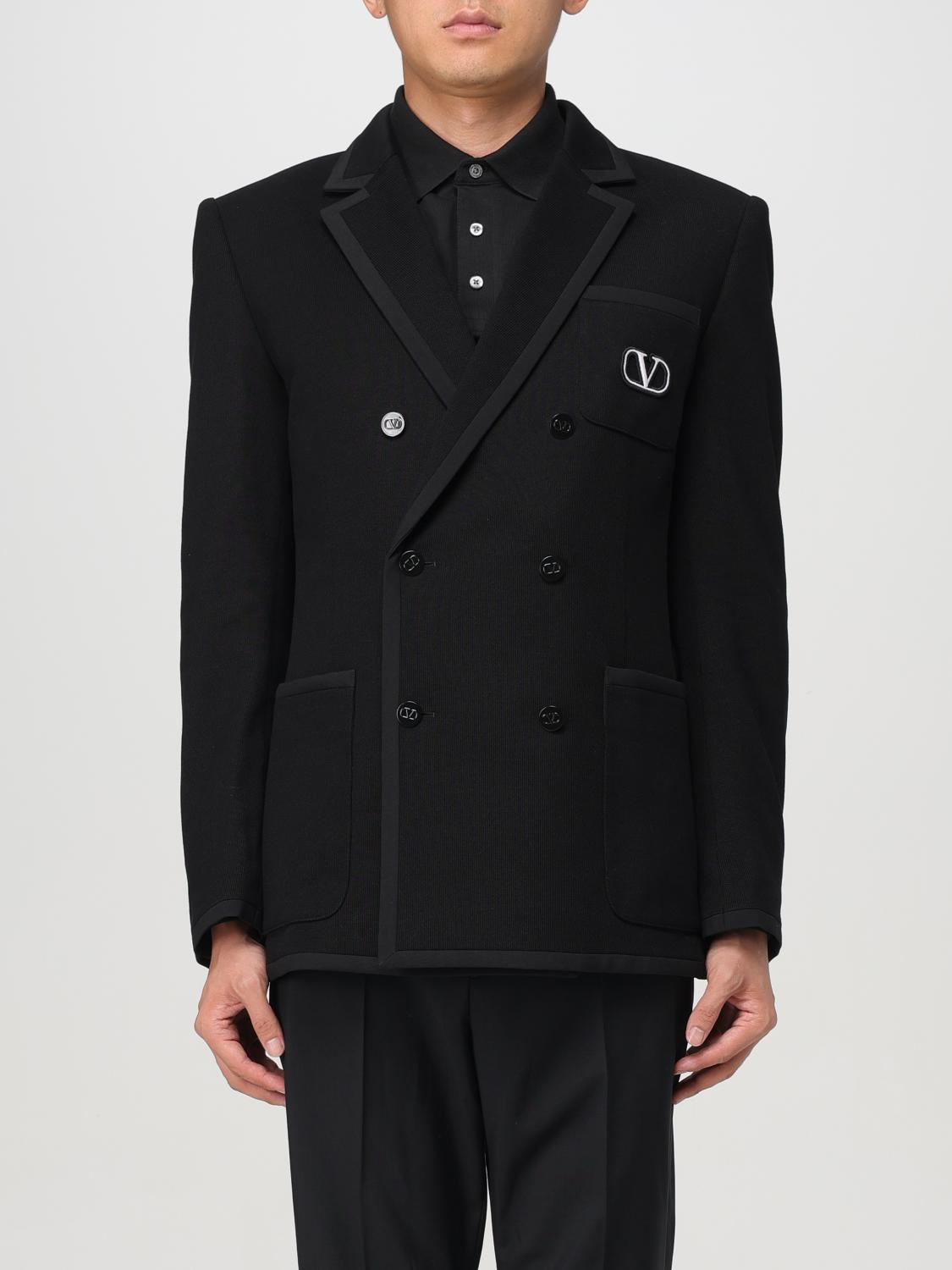 Shop Valentino Blazer  Men Color Black