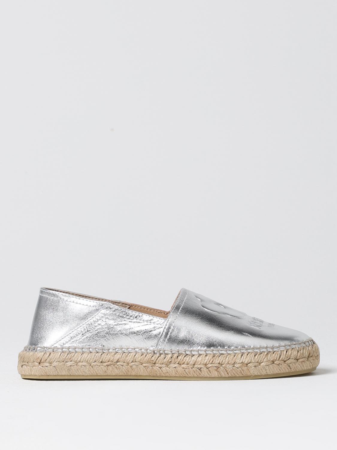 Shop Kenzo Espadrilles  Woman Color Silver In Silber