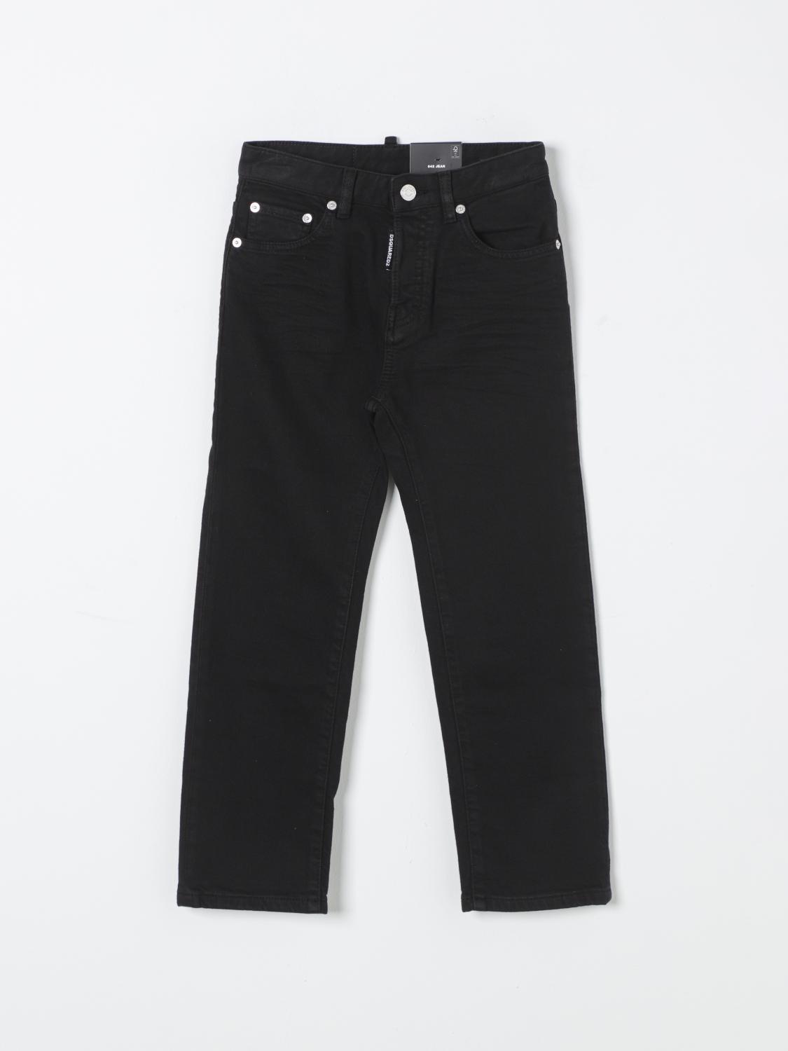 Shop Dsquared2 Jeans  Kids Color Black In Schwarz