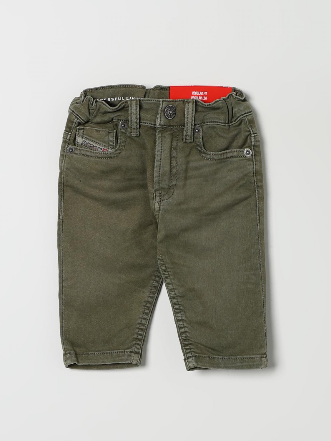 Shop Diesel Jeans  Kids Color Green In Grün